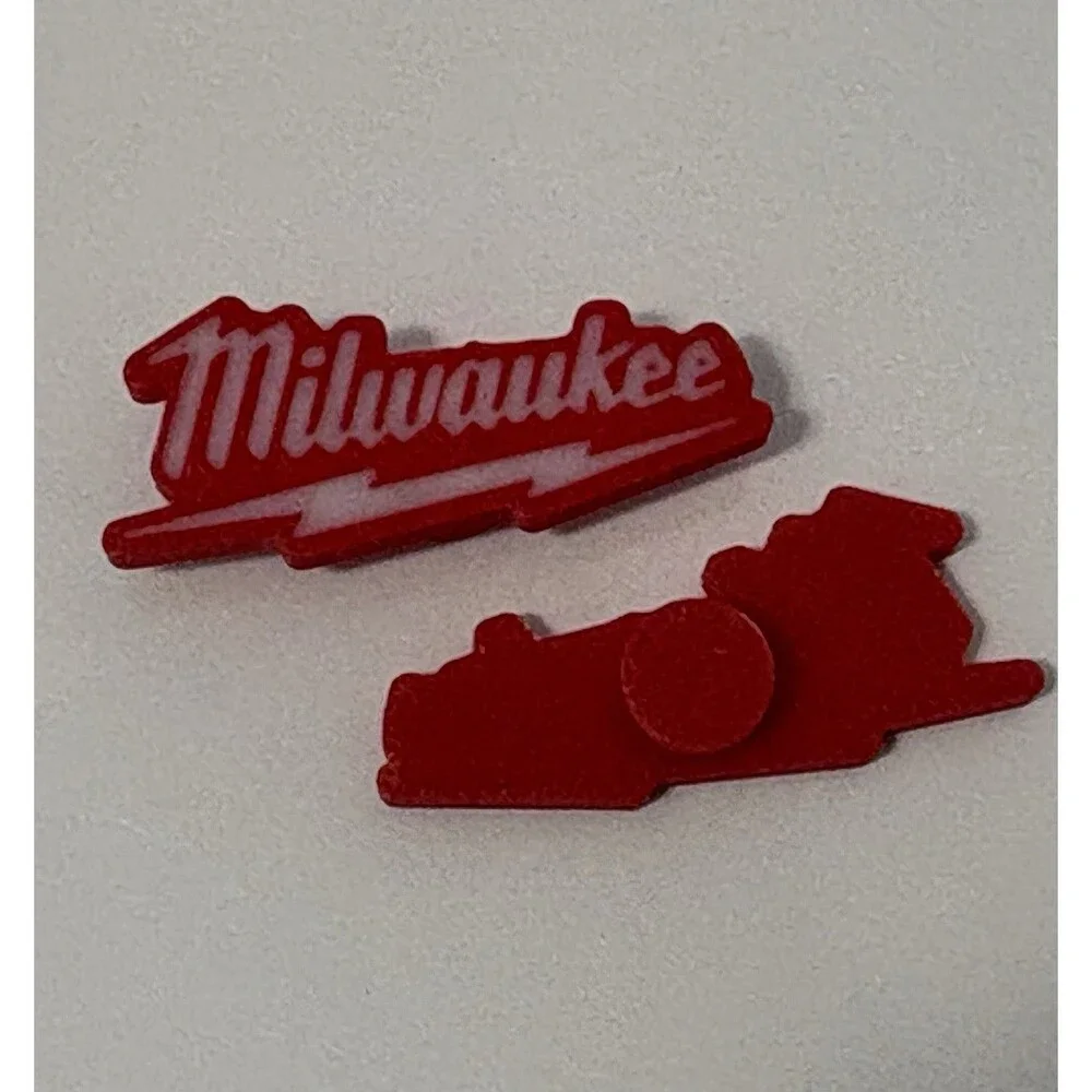 Milwaukee Tools Adult Unisex Crocs Jibbitz Brand New Custom Red